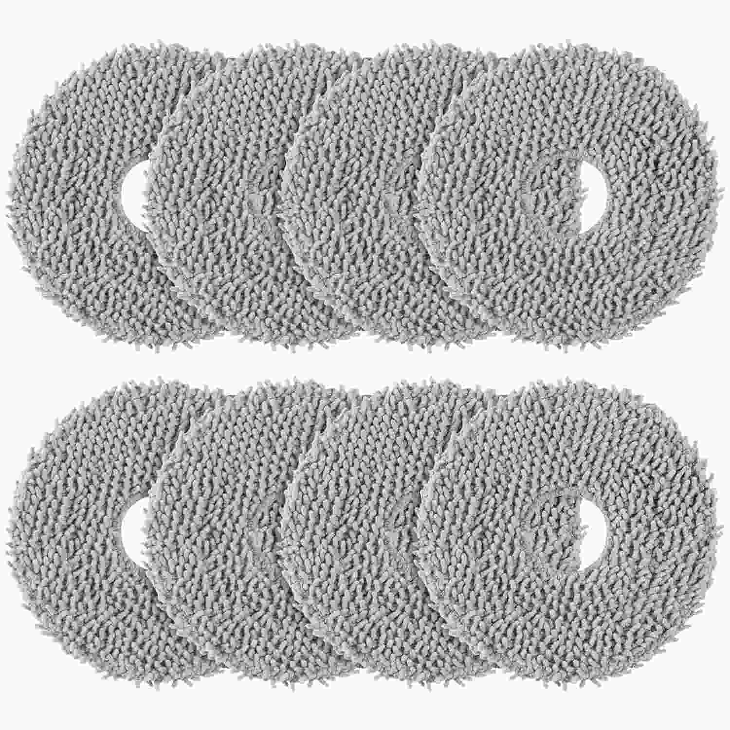 Pacote com 8 Almofadas de Esfregão para Aspiradores Qrevo - Compatibilidade Total com QV 35A/S5V/Saros 10R/CurvX/Edge S5A