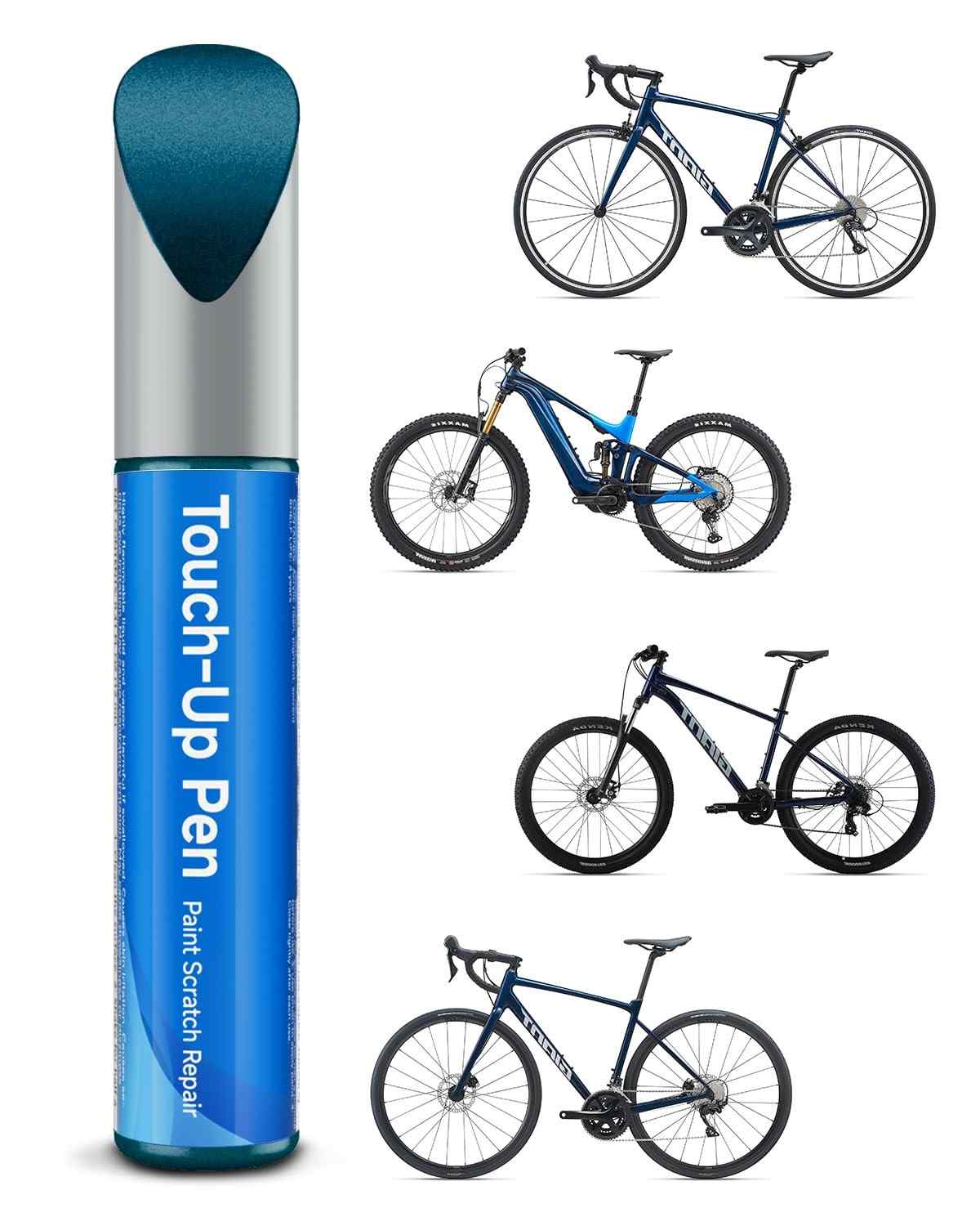 Tinta de Retoque para Bicicleta Metallic Navy Gloss (#315E99) – Compatível com Giant, Reparação Fácil de Arranhões e Lascas