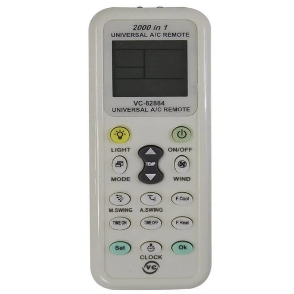 Controle Remoto Universal para Ar Condicionado – Modelo VC-82884 | Compatível com Diversas Marcas