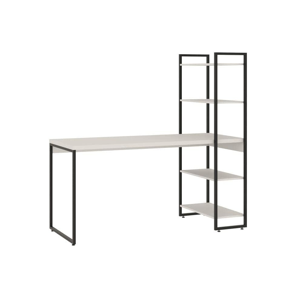 Escrivaninha com Estante Alta 1,50m - Design Moderno e Funcionalidade Completa