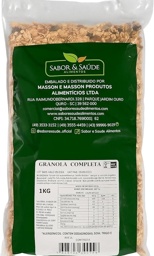 Granola Completa Sabor & Saúde - 1 Kg