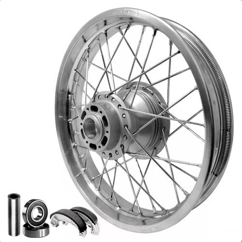 Roda Traseira Completa XTZ 150 Crosser: Tambor, Lona, Rolamento e Espaçador para Performance!