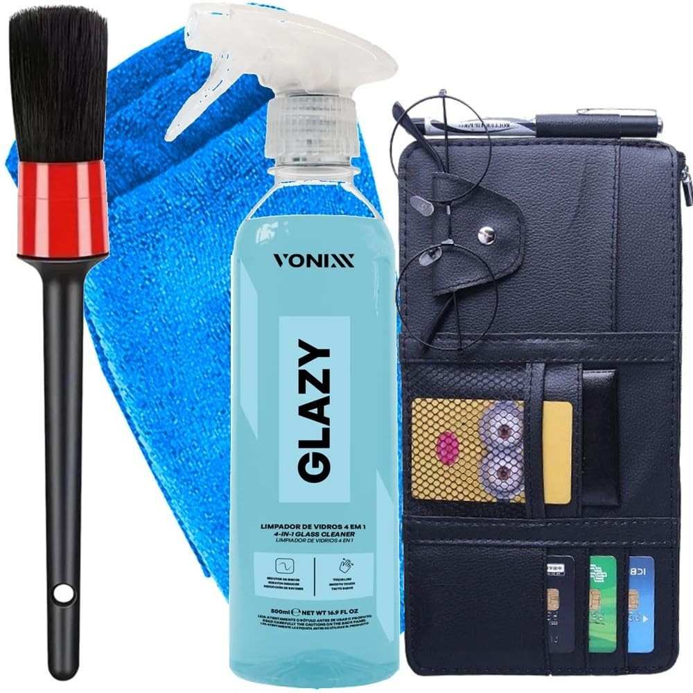 Kit Completo Vonixx & Karbox: Limpeza e Organização Impecável para Seu Carro