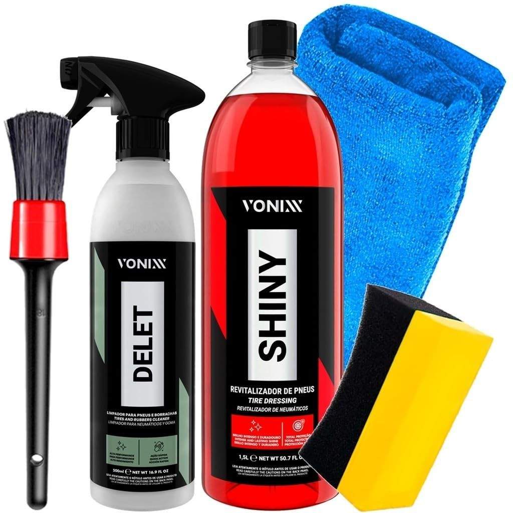 Kit Estética Automotiva Completo Vonixx: Brilho e Proteção Impecáveis