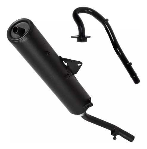 Escapamento Completo XTZ 125 2003-2016: Ponteira + Curva Modelo Original