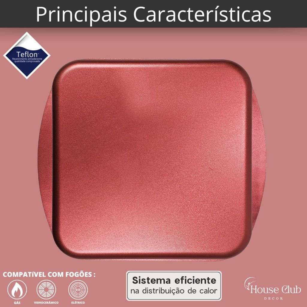 Assadeiras Quadradas Antiaderentes: Jogo Completo!