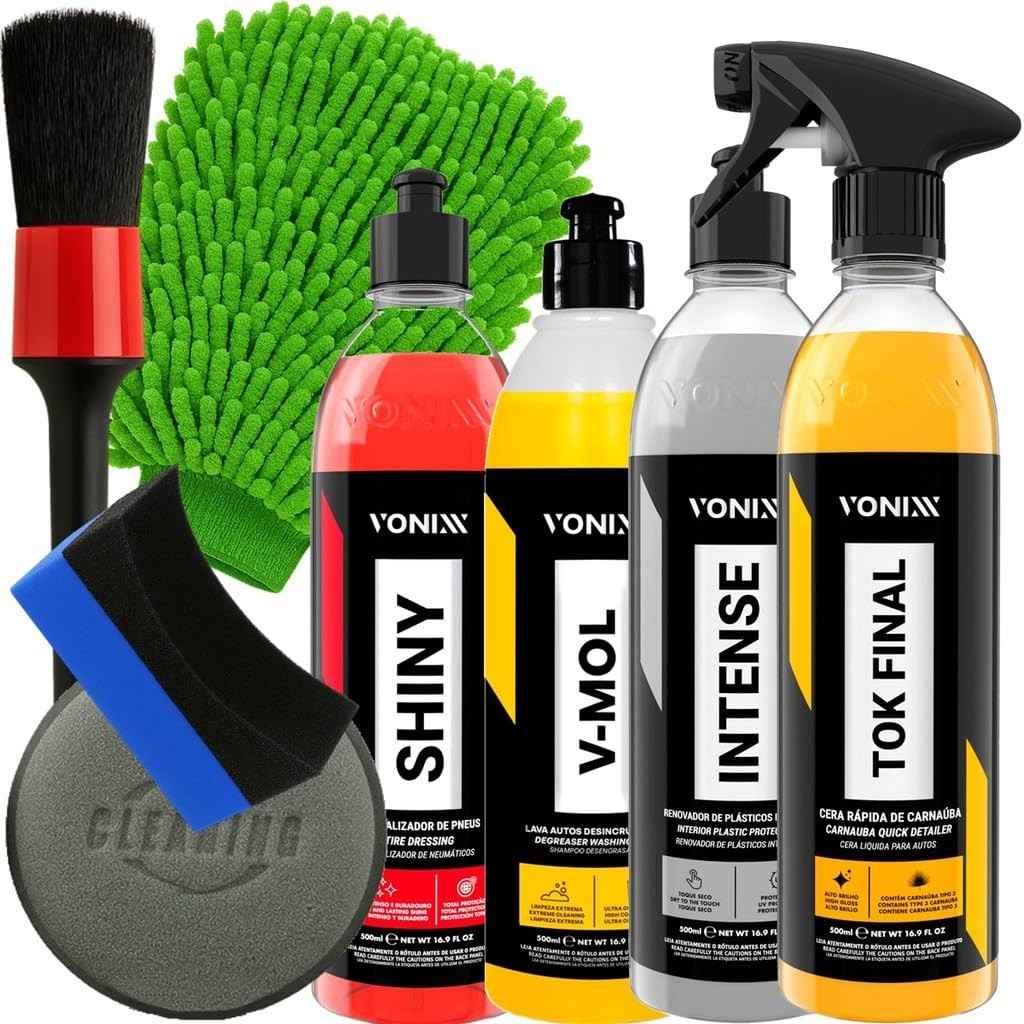 Kit Completo Vonixx: Shine, Proteção e Brilho para Seu Carro!