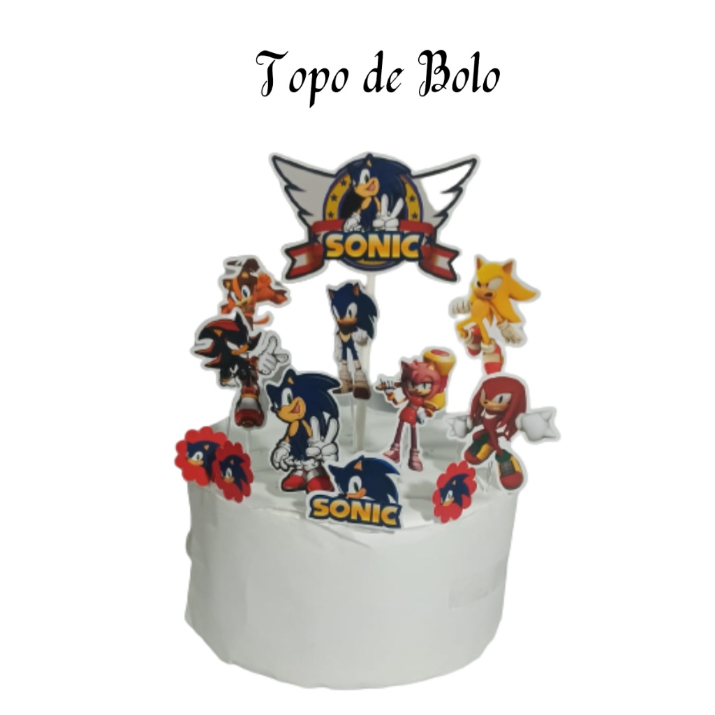 Decoração Sonic para Festa: Kit Completo!