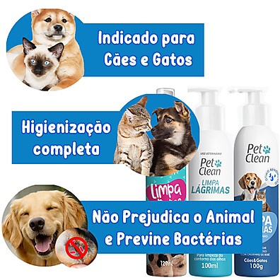 Pet Clean: Kit Banho a Seco Completo
