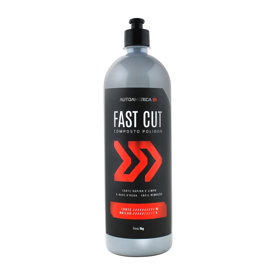 Composto Polidor Fast Cut 1KG Autoamerica: Corte Rápido e Brilho Intenso