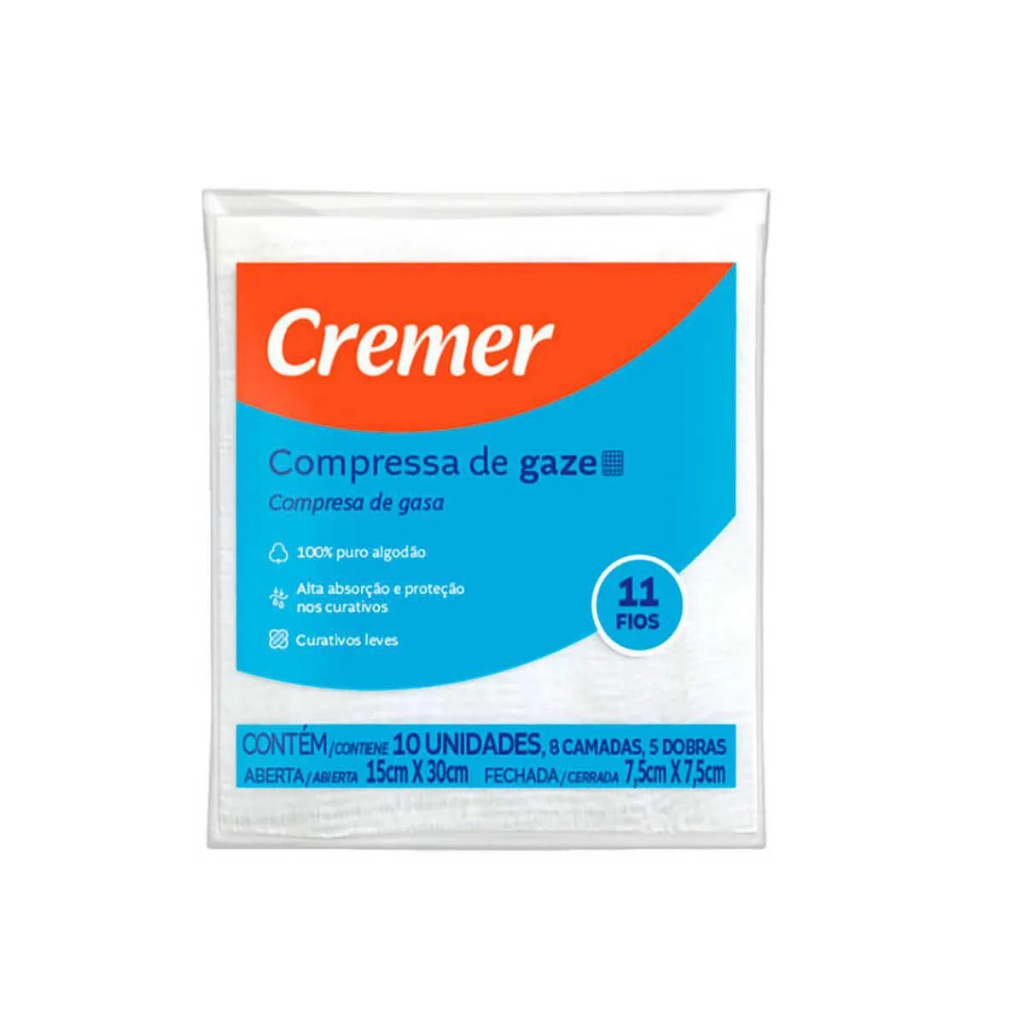 Compressa Estéril Cremer: Proteção e Cuidado