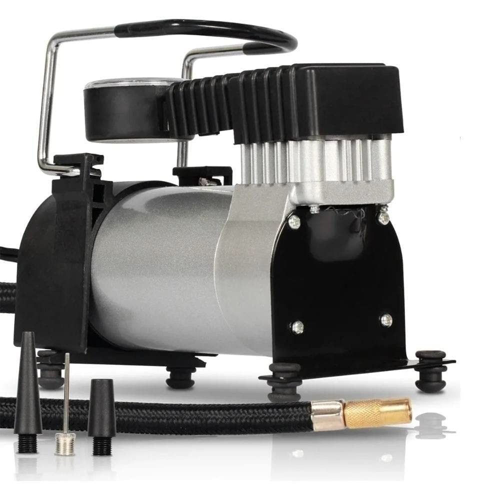 Mini Compressor de Ar 12V Automotivo: Pneu Cheio em Minutos! 🚗💨