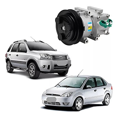 Compressor Ar Condicionado Fiesta/Ecosport Delphi