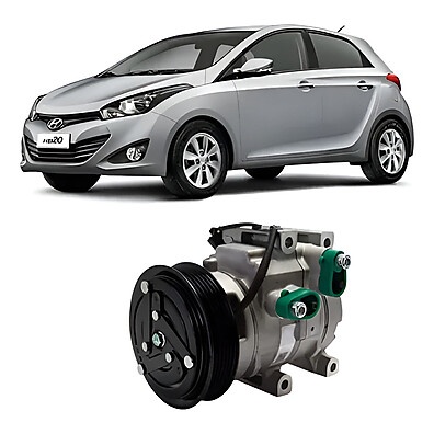 Compressor Ar Condicionado HB20 1.6 Delphi – Original e Novo