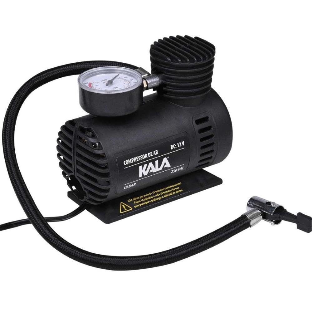 Compressor de Ar 12V Kala Compacto: Potência e Praticidade para Seu Veículo