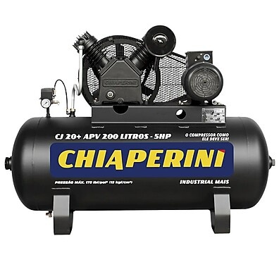 Compressor Chiaperini 200L: Potência e Eficiência!