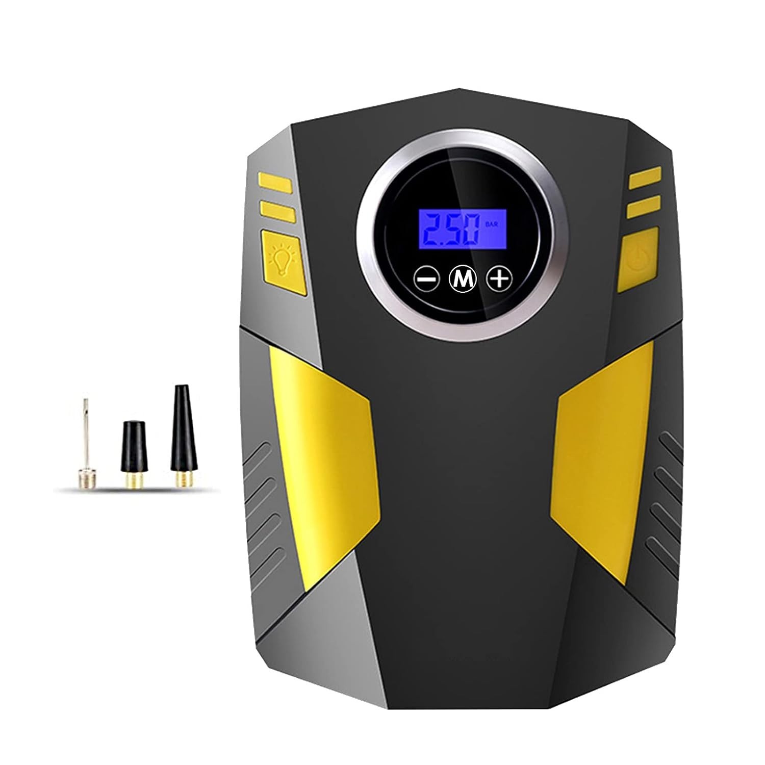 Inflador de Pneu Digital Romacci 12V: Compressor de Ar Portátil 150 PSI com LED