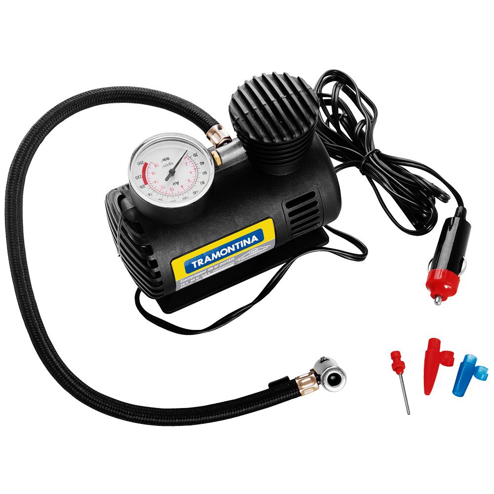 Compressor de Ar Portátil 12V: Encha Pneus e Mais!
