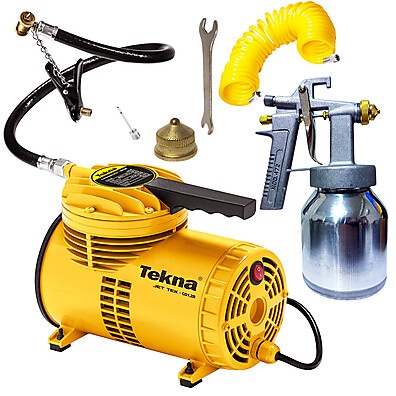 Compressor de Ar Portátil: Kit Completo para Pintura