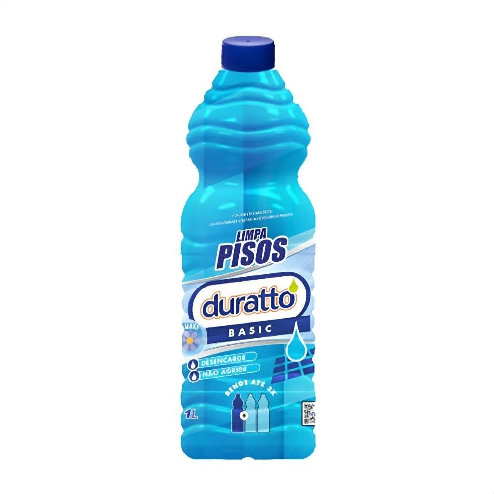 Limpa Pisos Duratto Basic 1L - Fórmula Concentrada para Limpeza Profunda e Segura