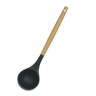 Concha de Feijão Sopa Silicone com Cabo de Madeira