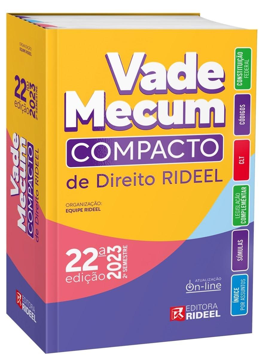 Vade Mecum Compacto Direito Rideel 22ª Edição 2023: Essencial para Advogados e Concurseiros