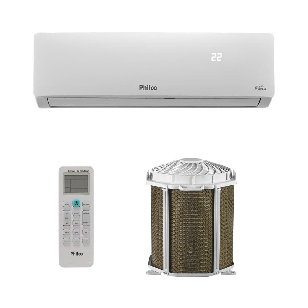 Ar Condicionado Split Hi Wall Philco 9000 BTU/h Frio PAC9FC 220V - Controle Remoto e Filtro Antibacteriano