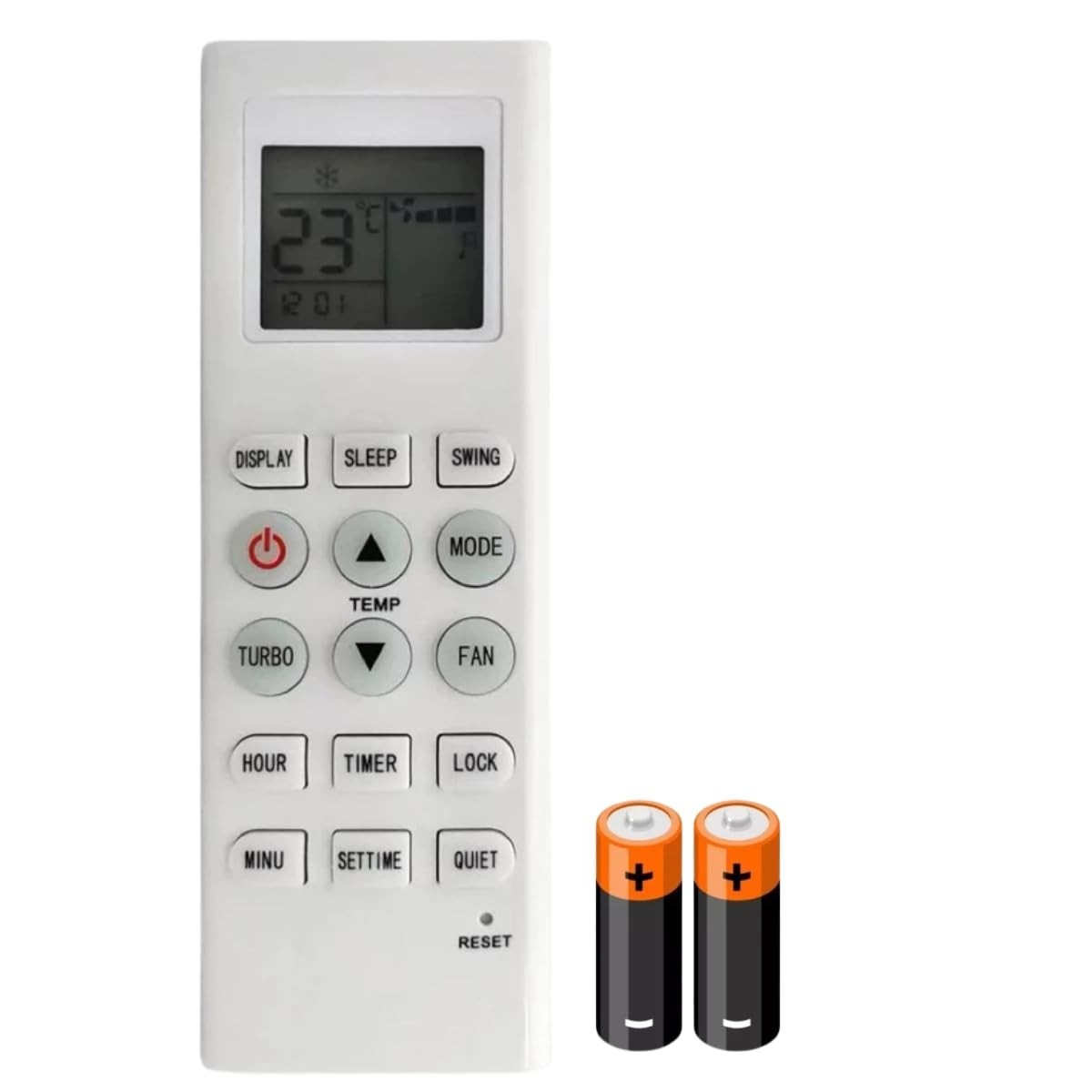 Controle Remoto Universal para Ar Condicionado Agratto Vogga – Compatível com Linhas Inverter Bio e Fiit