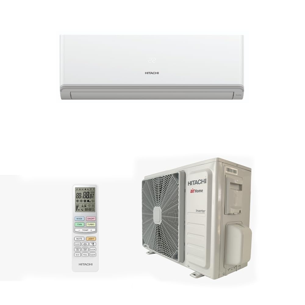 Ar Condicionado Split Hi Wall Inverter Hitachi AirHome 12.000 Btus Frio 220V R-32 - Eficiência e Conforto Inteligente