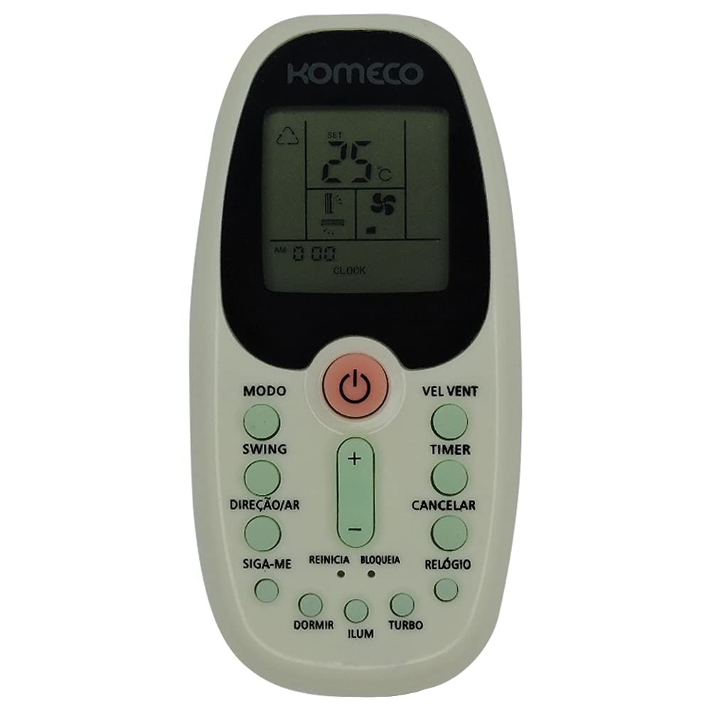Controle Remoto para Ar Condicionado Split Komeco ZH/KZ01 – Praticidade e Conforto no Alcance das Mãos
