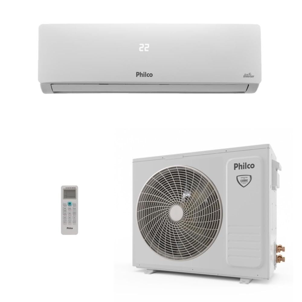 Ar-Condicionado Split Philco PAC9FB 9.000 BTUs Inverter R-32 - Só Frio 220V