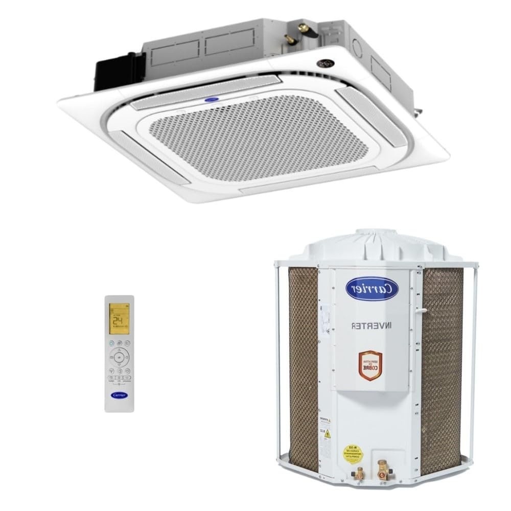 Ar-Condicionado Split Cassete Inverter 4 Vias Carrier Connect 28.000 BTUs Só Frio - Eficiência e Conforto Inteligente