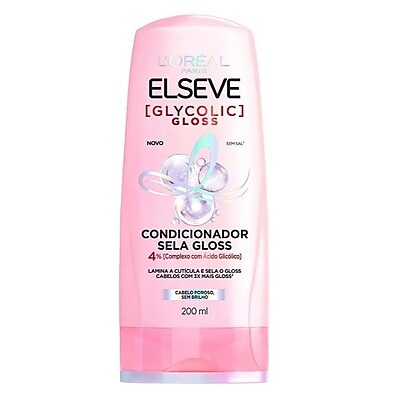Condicionador L'Oréal Elseve Glycolic Gloss 200ml – Brilho que Resiste!
