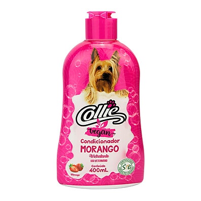 Condicionador Pet Morango Collie: Pelos Macios e Cheirosos!