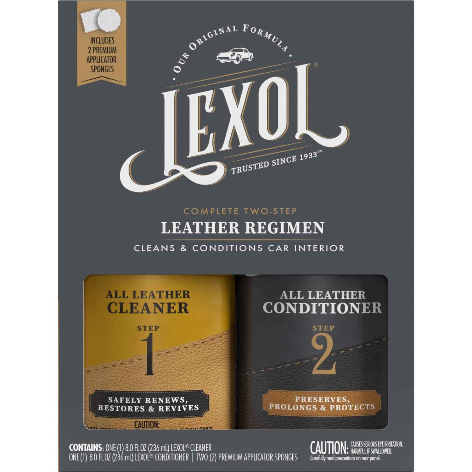 Lexol Kit Couro: Limpador e Condicionador Essencial para Seus Itens de Couro