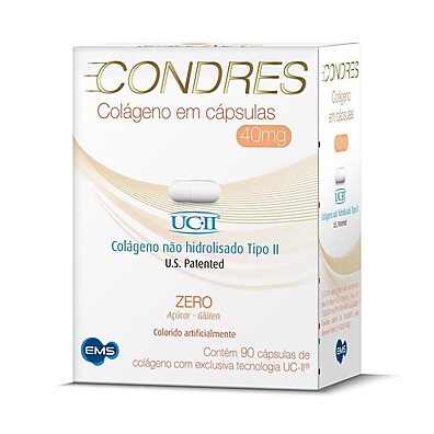Condres Colágeno 40mg com 90 Cápsulas – Saúde nas Juntas