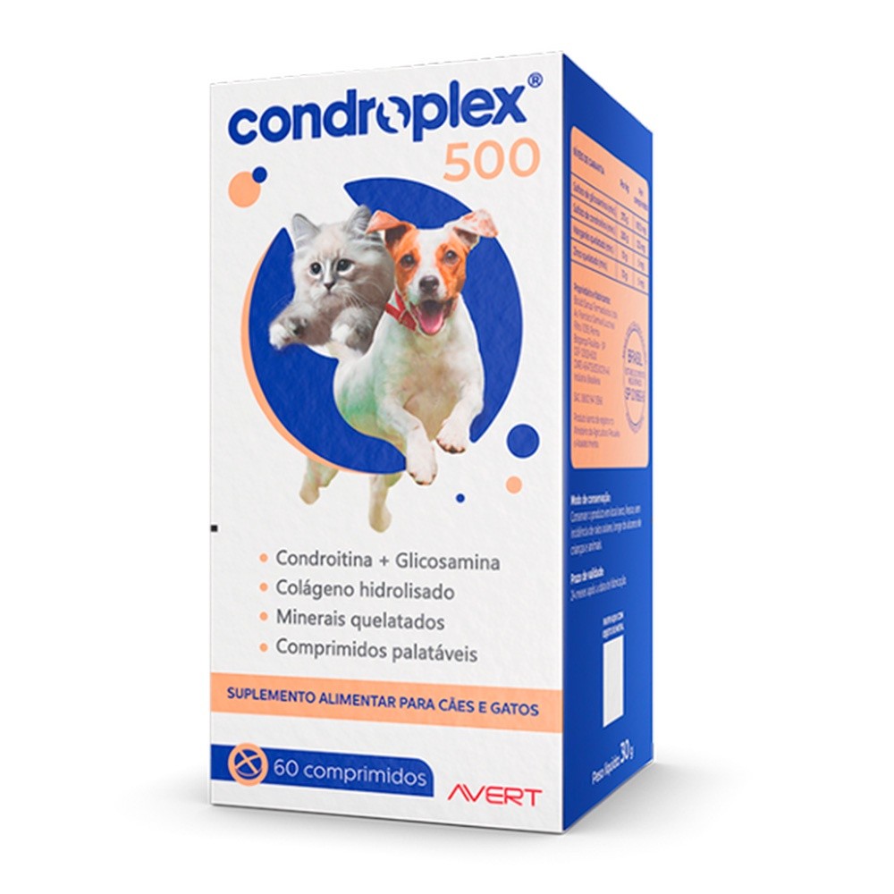 Condroplex 500: Alívio e Saúde para as Articulações do seu Pet