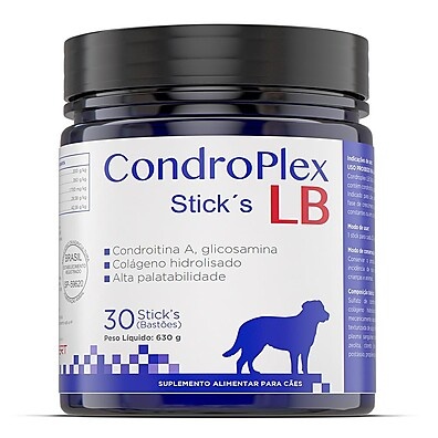 Condroplex Sticks LB 630g: Suplemento Ideal para Articulações de Cães e Gatos