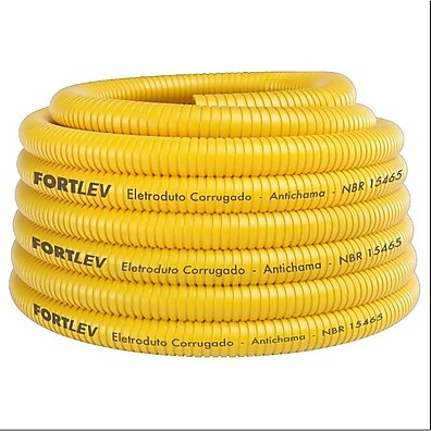 Conduíte Elétrico 20mm: 50m Fortlev – Segurança e Qualidade
