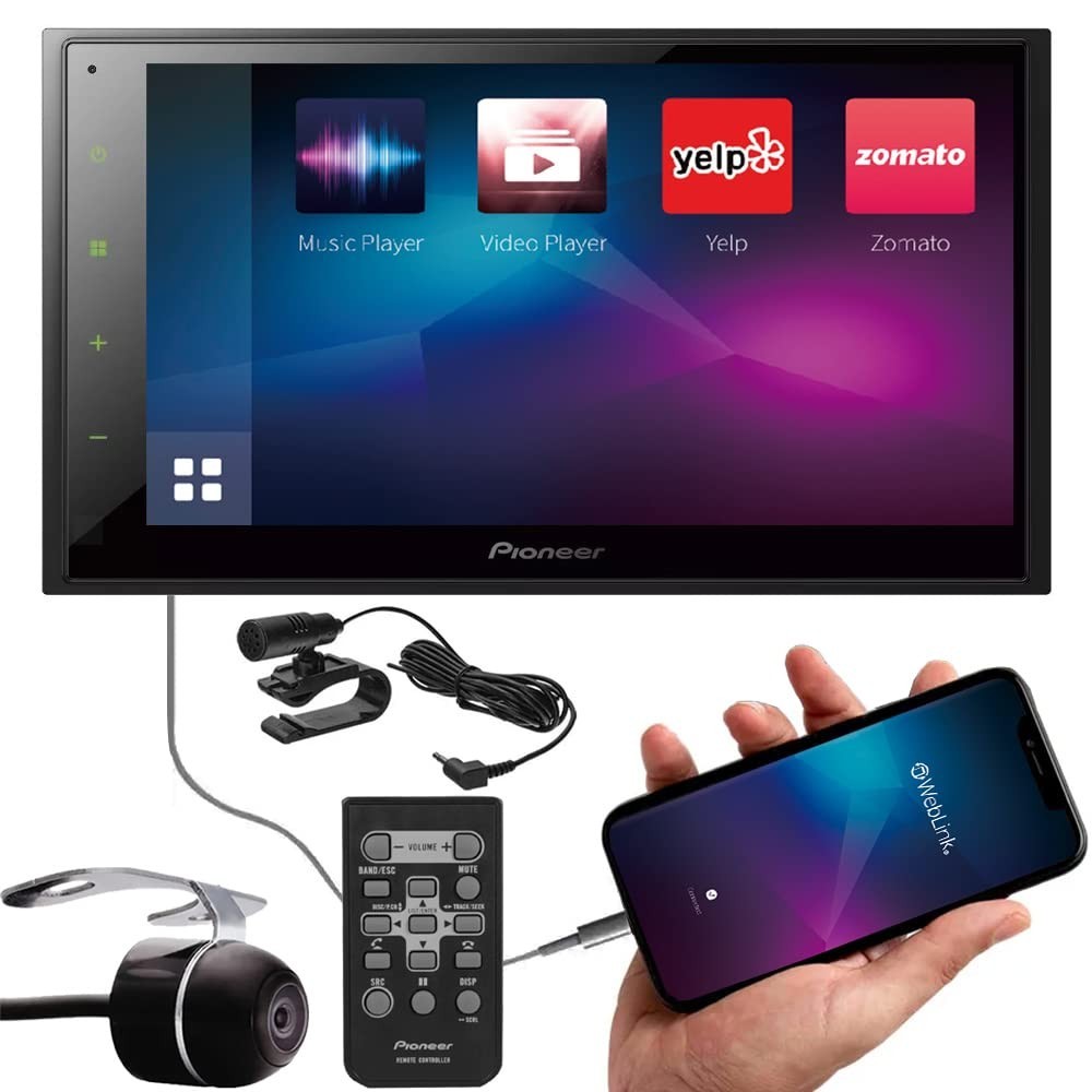 Central Multimídia Pioneer DMH-A348BT 6.8" Touch Screen: Seu Carro Conectado e Divertido!