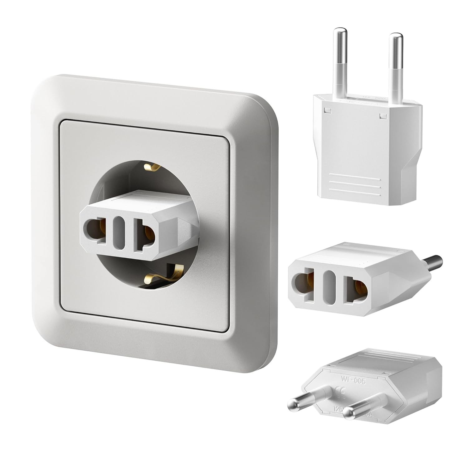 Adaptador de Tomada Europeu SUPERDANNY: Conecte seus Dispositivos nos EUA à Europa com Segurança e Leveza