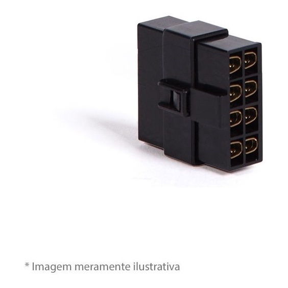 Conector 8 Vias com Trava: Som Sem Interrupções!