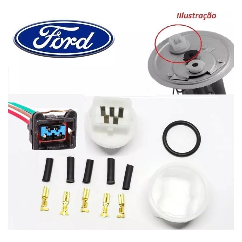 Conector Bomba Combustível Ford Ka/Fiesta