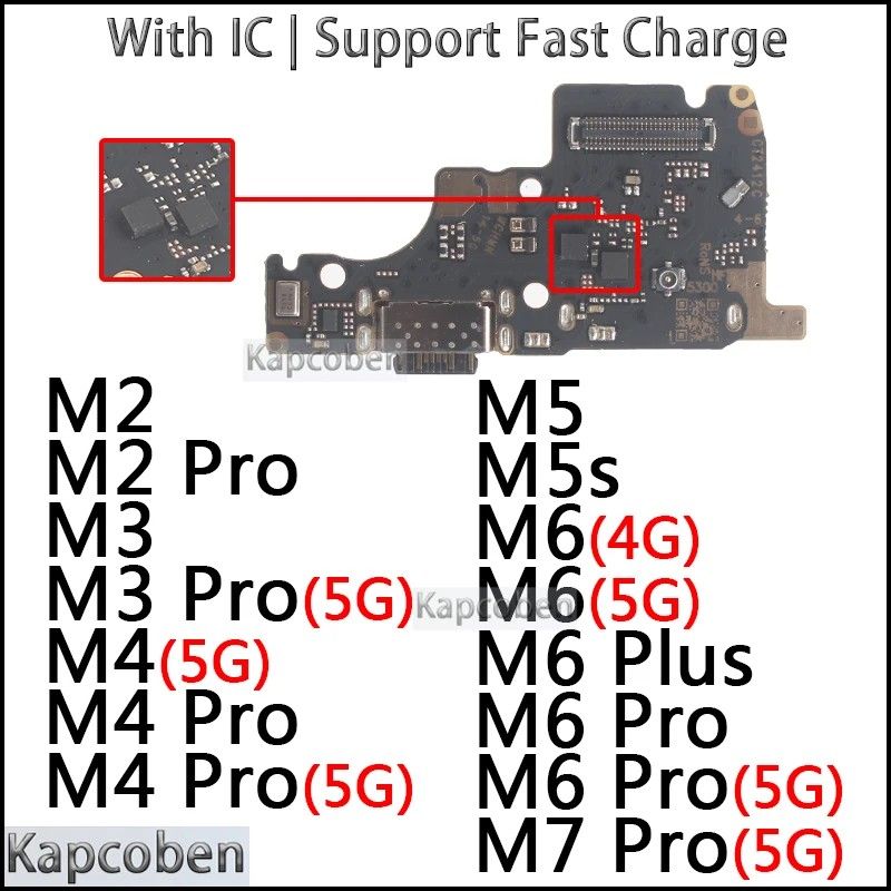 Conector Carregador Xiaomi Poco