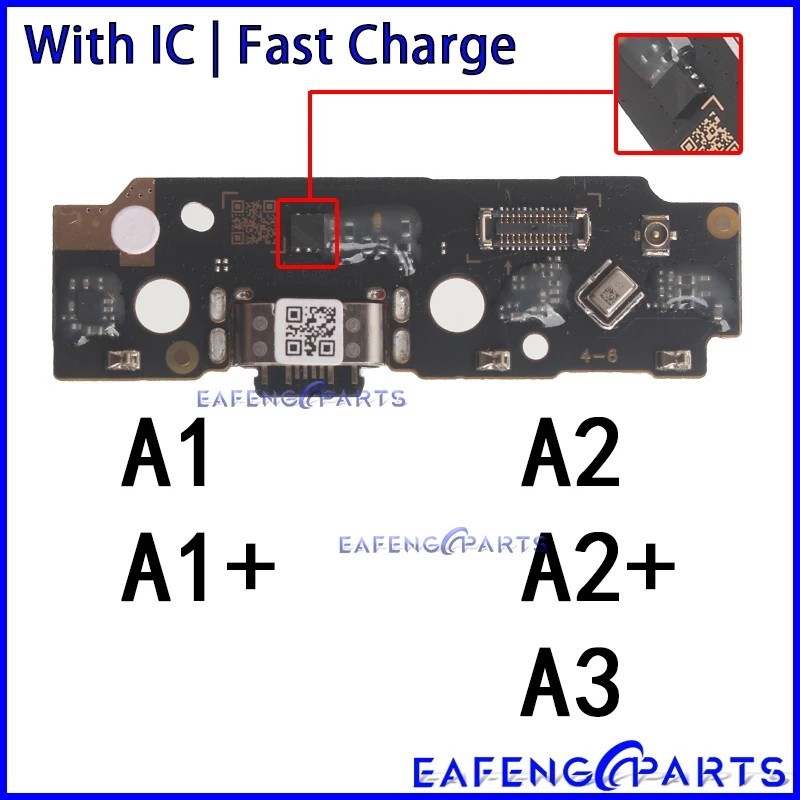 Conector Carregador Xiaomi Redmi A1/A2/A3 - Frete Grátis!