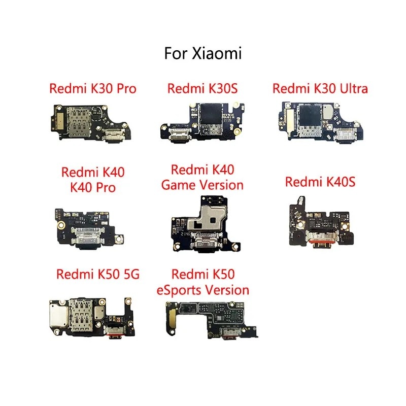Conector Carregamento Xiaomi: K30, K40, K50