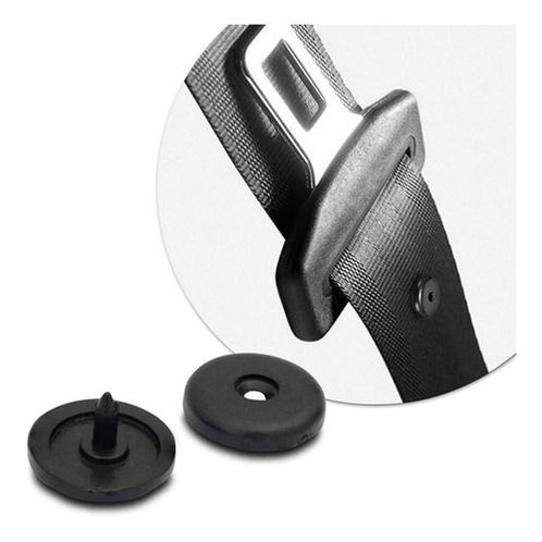Conector de Segurança para Cinto de Segurança 2 Pçs Preto