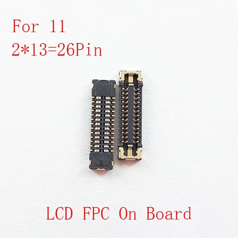 Conector LCD iPhone: 10 Peças - LANRUISI