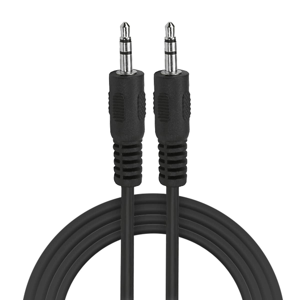 Cabo P2xP2 Estéreo 1.8m Preto - Conexão de Áudio Impecável