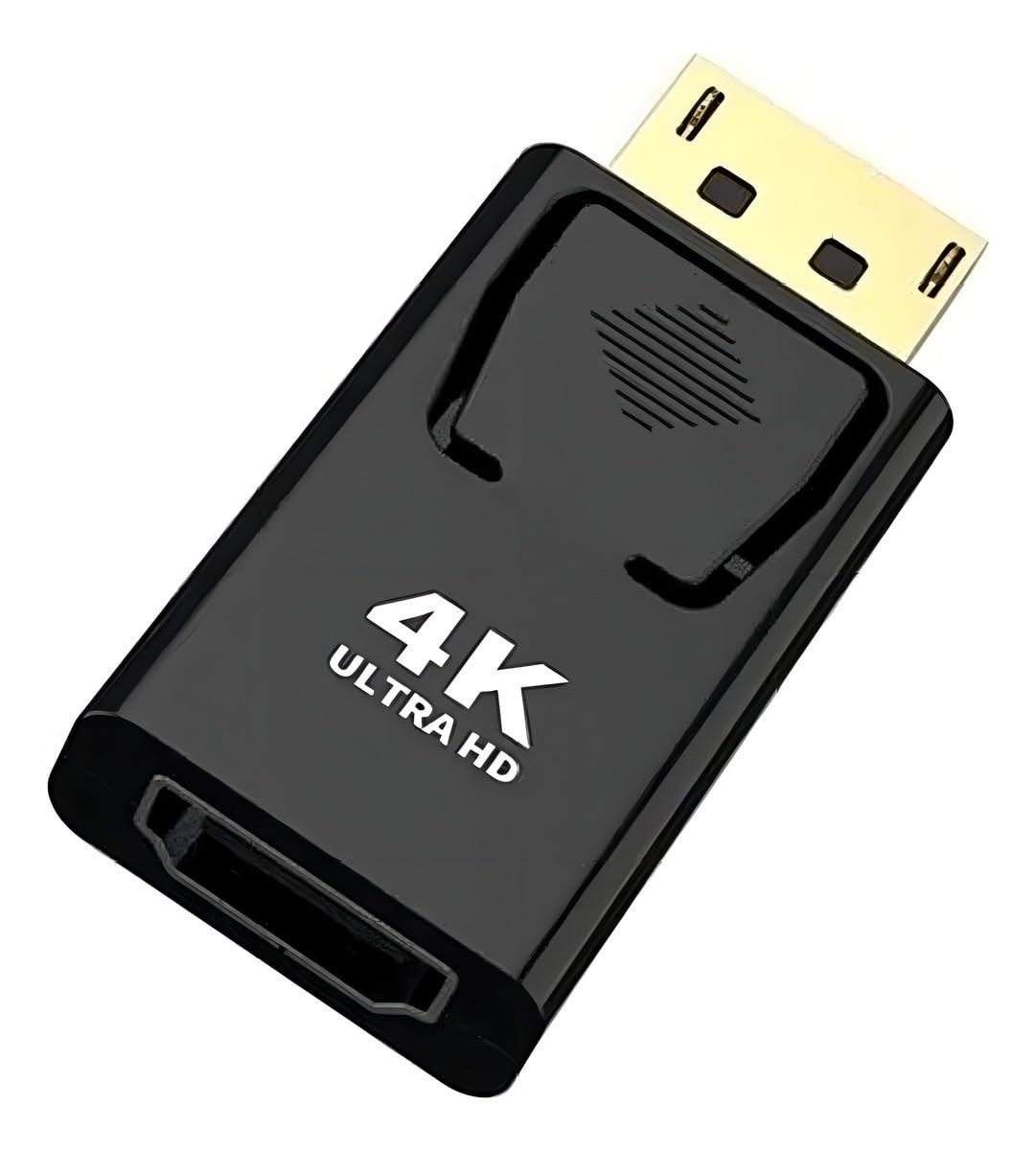 Adaptador DisplayPort para HDMI 4K 30Hz DP++ Plug & Play - Conexão de Áudio e Vídeo Compacta